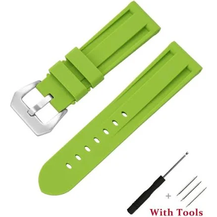 COROS Silicone Watch Band For COROS Smartwatch Unisex Waterproof Strap Light Green / 20mm
