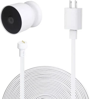 Power Adapter for Google Nest Cam Battery