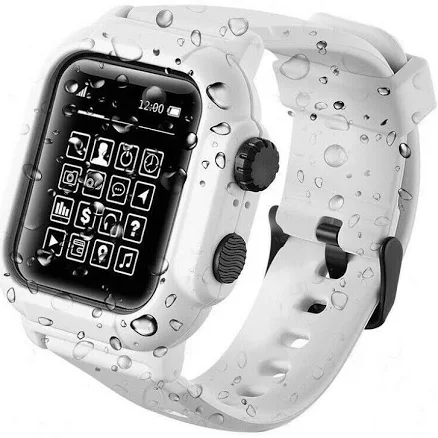 Waterproof Rugged Apple Watch Band + Case For Apple Series