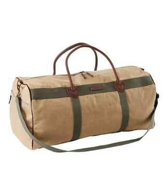 L.L.Bean Waxed Canvas Duffle