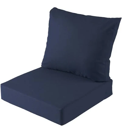 Better Homes & Gardens 24 inchx 24 inch Outdoor Deep Seat Cushion (2-Piece)