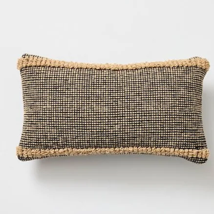 West Elm Outdoor Knotted Border Pillow