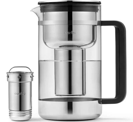 Glass Water Filter Pitcher, No Plastic, Fresh Water