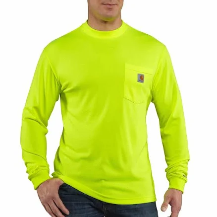 Carhartt Men's Force Color Enhanced Long Sleeve T-Shirt