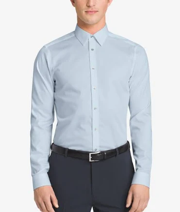 Calvin Klein Men's Dress Shirt Slim Fit Non Iron