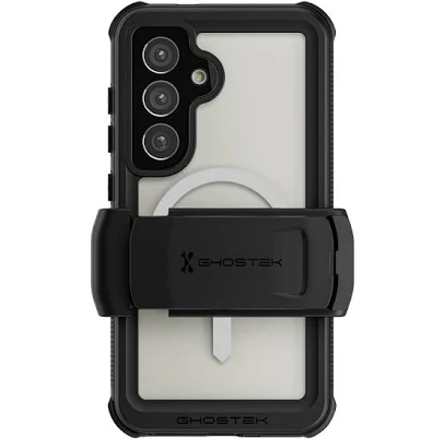 Ghostek Nautical S25 Waterproof Case with Belt Clip, Screen Protector and Camera Lens Cover Rugged Magnetic MagSafe Comp