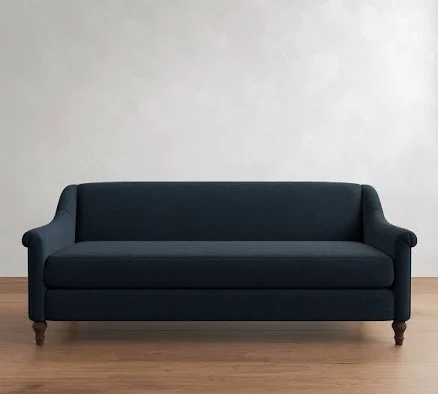 Pottery Barn Josie Upholstered Sofa 81.5" Polyester Wrapped Cushions