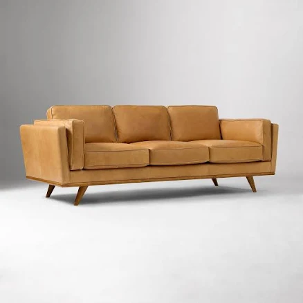 West Elm Zander 90" Sofa Leather