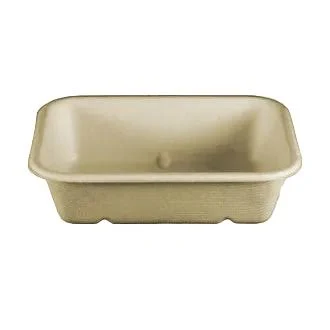 World Centric TR-SC-UAR-LFS, 20 oz Compostable Fiber Take-Out Container (600/Case)