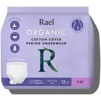 Rael Organic Cotton Disposable Period Underwear