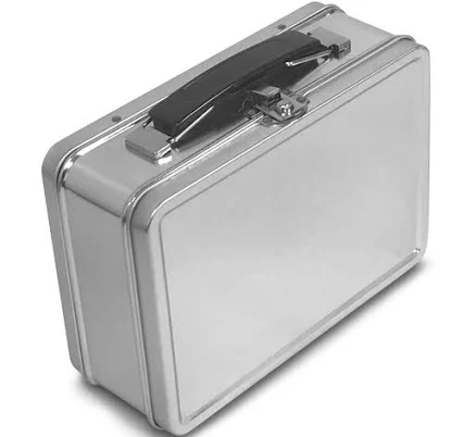 Small Plain Metal Lunch Box
