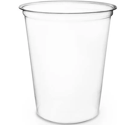 32 oz. Compostable Round Deli Containers, Pack 50