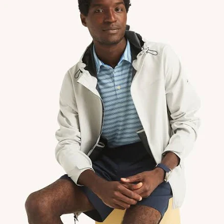 Nautica Mens Packable Seam-Sealed Jacket