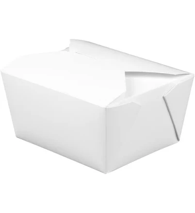 Bio-Pak Take-Out Container 01BPWHITEM