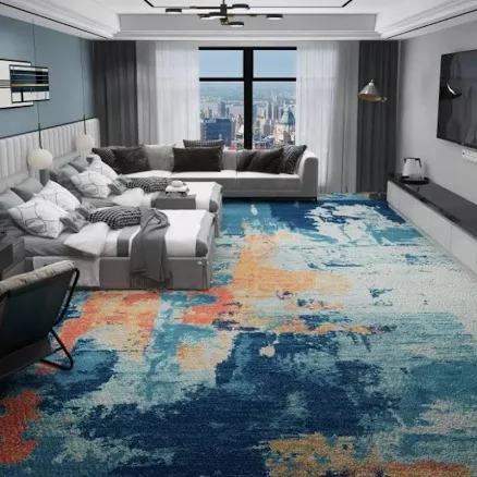 Heavy Duty Stain Resistant Axminster Carpet for Dining Hall Flooring Applications Worldwide