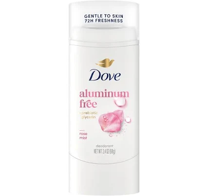 Dove 0% Aluminum Deodorant
