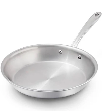 All Clad Stainless Steel 10.5 Inch Skillet / Fry Pan D3 Everyday 3 ply Bonded