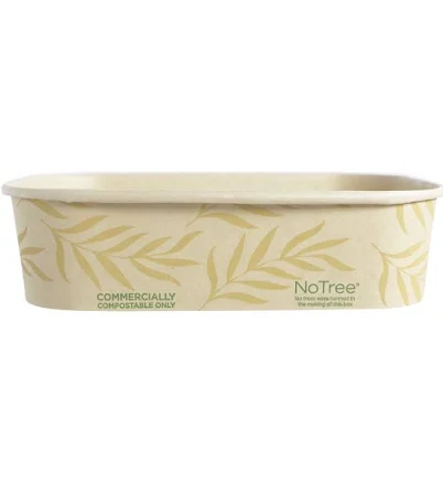World Centric Compostable NoTree Paper Rectangular Containers