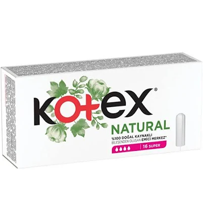 Kotex Natural Tampon Super 16