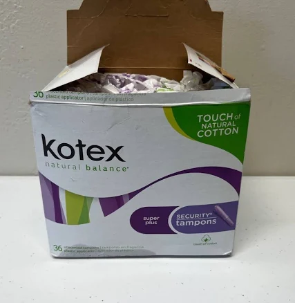 Read Kotex Natural Balance Security Tampons 45 Count: 28 Super Plus &