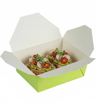 Restaurantware Bio #8 Box Take Out Container 45 oz