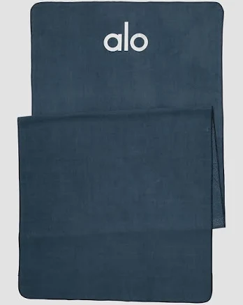 Alo Yoga Grounded No-slip Mat Towel - Eclipse