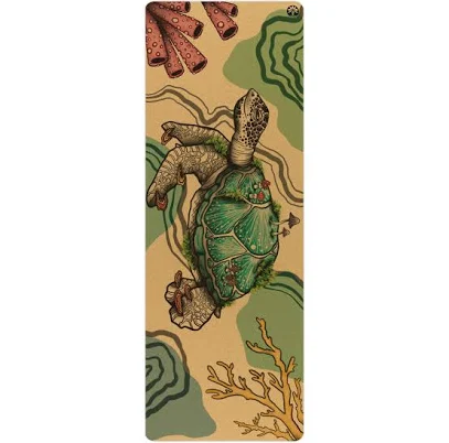 Yoloha Yoga Float On Aura Cork Yoga Mat