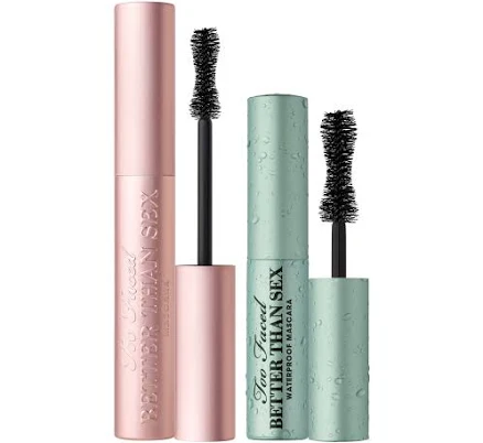 Too Faced Better Than Sex Original + Waterproof Mascara Set