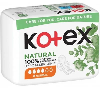 10pack Kotex Natural Normal Sanitary Pads