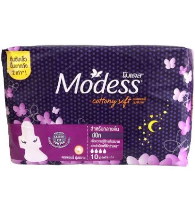 Modess Cottony Soft All Night Pads