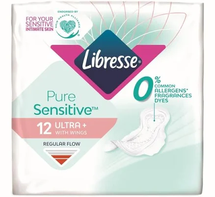 Libresse Ultra pure and sensitive normal sanitary pads