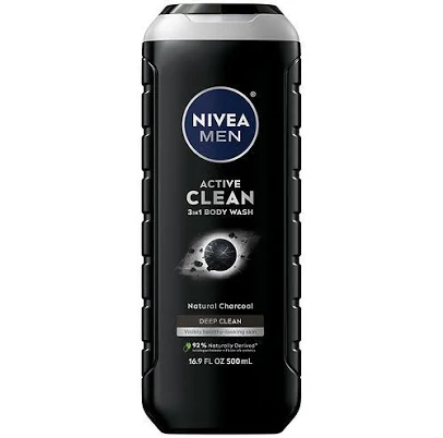 Nivea Men Deep Active Clean Charcoal Body Wash