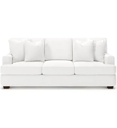 Wayfair Elisa 90" Recessed Arm Sofa Body Fabric
