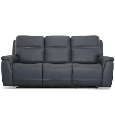 Flexsteel Sawyer Power Reclining Sofa with Power Headrests & Lumbar