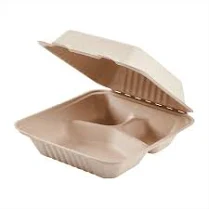 Karat Earth Pfas Free Compostable Bagasse Hinged Containers