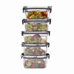 Rubbermaid Brilliance Meal Prep 2-Compartment Food Containers