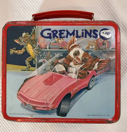 Vintage Gremlins 1984 Aladdin Metal Lunchbox No Thermos