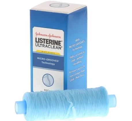 Listerine Ultraclean Mint Shred-Resistant Dental Floss Refill