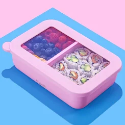S'well Kitchen | S'well Light Pink Stainless Steel Insulated Bento Lunch Box | Color: Gray/Pink | Size: Os