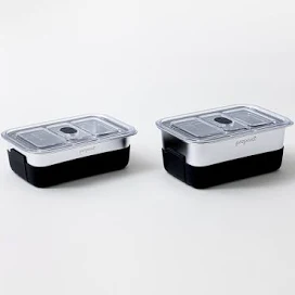Prepara Latchlok Click Stainless Steel Food Storage Container Set