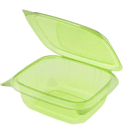 Karat Earth 12oz PLA Hinged Deli Container