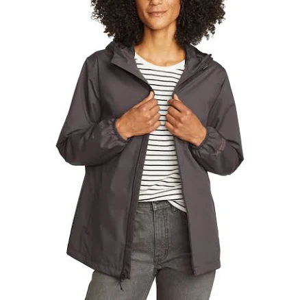 Eddie Bauer Women's Rainy Pass Water-Repellent Hooded Jacket