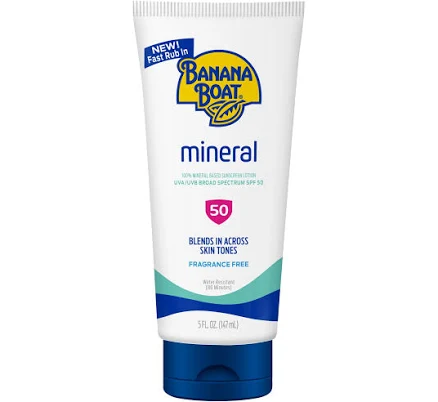 Banana Boat Mineral Sunscreen Lotion SPF 50