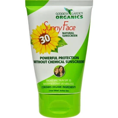Goddess Garden Facial Natural Sunscreen Tube