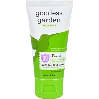 Goddess Garden Facial Sunscreen SPF30 Counter Display