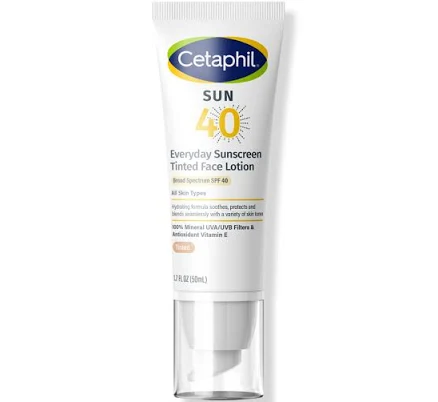 CVS Cetaphil Everyday Sunscreen Tinted Face Lotion SPF 40