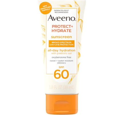Aveeno Protect + Hydrate Body Sunscreen Lotion SPF