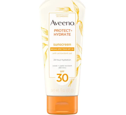 Aveeno Protect + Hydrate Lotion Sunscreen SPF