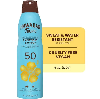 Hawaiian Tropic Island Sport SPF Sunscreen Spray