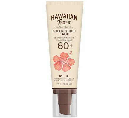 Hawaiian Tropic Sheer Touch Face Lotion SPF 60+